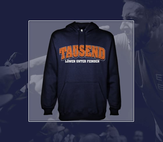 Image of TLUF Hoodie Stein Blau/Orange