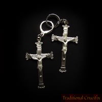 Image 4 of Crucifix Earrings