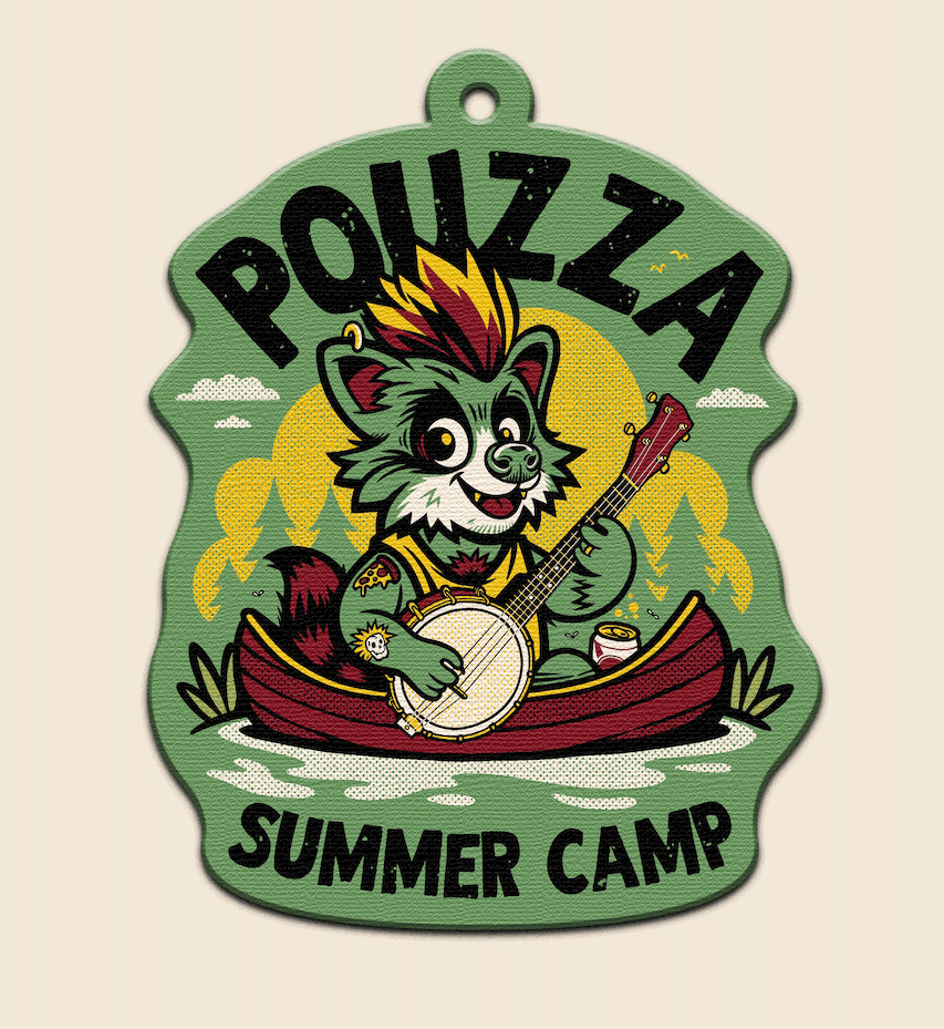 Image de Sent-bon pour voiture Pouzza Summer Camp ( LAVANDE )