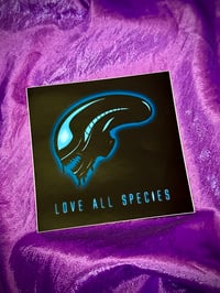 Image 1 of Love All Species vegan sticker
