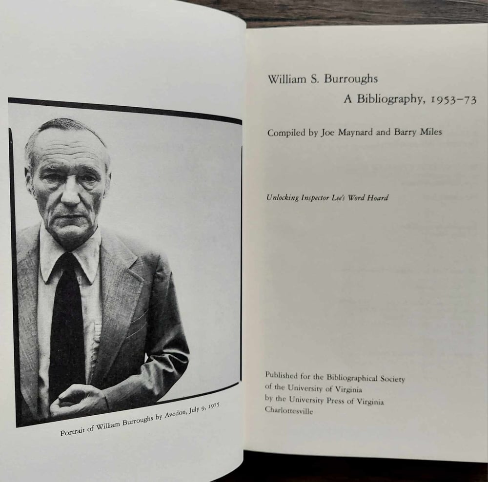 William S. Burroughs: A Bibliography, 1953 - 73