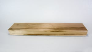 Image of Wooden Maple Backscratcher Box with hinged lid, Keepsake box for one of our Back Scratchers