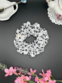Image 1 of Black and White Scrunchie
