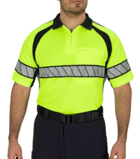 Blauer Hi-Vis Polo