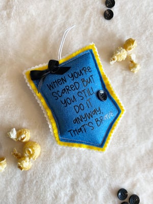 Image of Coraline Quote Pennant Flag