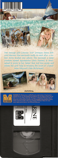 Image 2 of AQUAMARINE Custom VHS