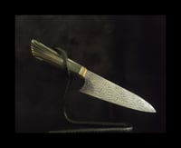 Image 1 of 145 mm Mosaic damascus petty knife