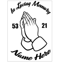 In Loving Memory Car Decal