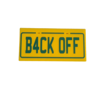 Image 1 of **deadstock** BACK OFF Plate