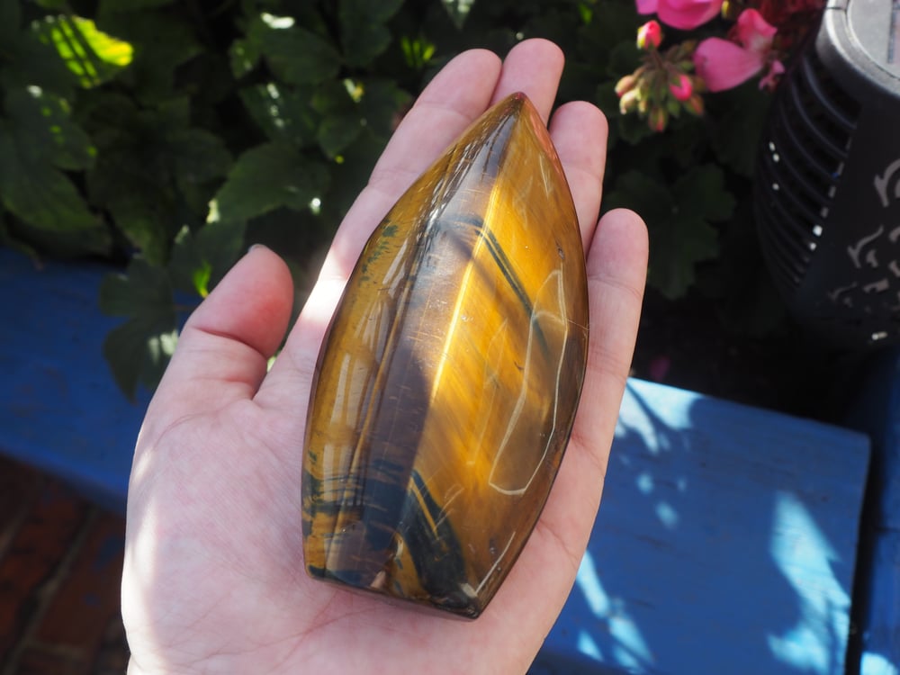 Image of Tigers Eye Water Drop/Flame 199g