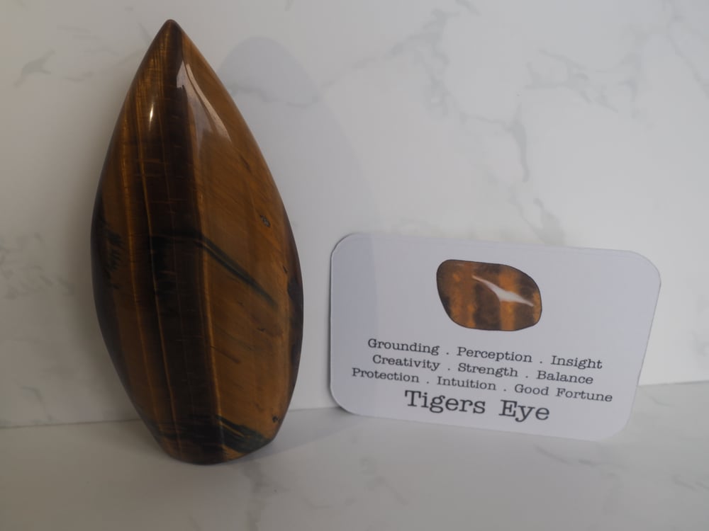Image of Tigers Eye Water Drop/Flame 199g