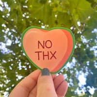 Image 1 of 'NO THX' sticker