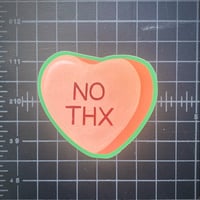 Image 2 of 'NO THX' sticker
