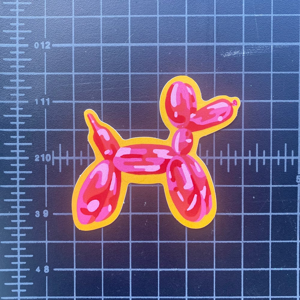 Image of 'Joy' Balloon Dog Stickers