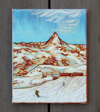 Image 1 of The Matterhorn - 8"x10" Acrylic Painting