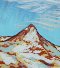 Image 4 of The Matterhorn - 8"x10" Acrylic Painting