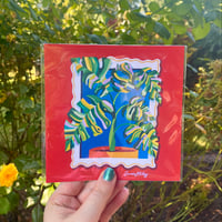 Image 1 of 'Monstera' - 6in x 6in print