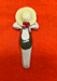 Image of Porcelain Beach Time Lazy Lady - Green One Piece with Red Bow