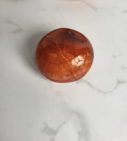 Image of Carnelian Palm Stones Pebble Stones