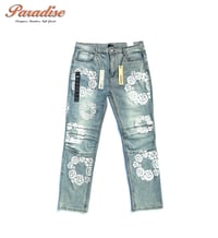 Image 1 of Reason Brand Flower Wreath Jean (Size 36)