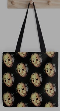 Image 2 of Friday the 13th Jason Voorhees Creepy Cute Tote Bag