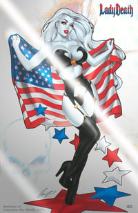 Image 1 of Lady Death 4th of July (2024) Metallic LE to 2