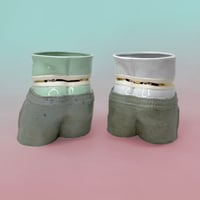 Image 3 of Jock & Filthy Sweatpants Planters w/22Kt Gold