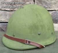 Image 2 of (A) WWII Repro Hawley M-1 Helmet Liner. Rayon Webbing & sweatband. (Nickel Hardware)