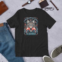 Image 2 of Quilting Cat LADY Distressed Unisex t-shirt