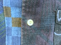 Image 5 of Sunny Sports indigo dyed patchwork shirt, made in Japan, size S