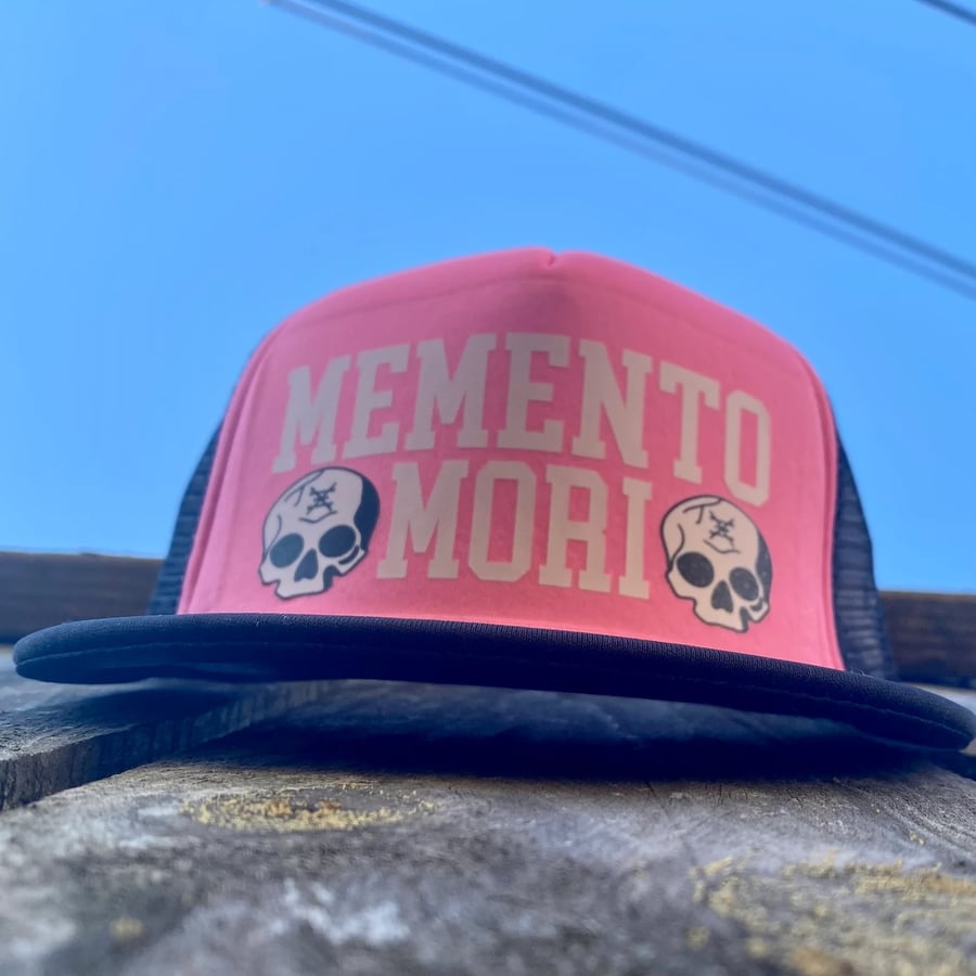 Image of Memento Mori Snapback Trucker Hat