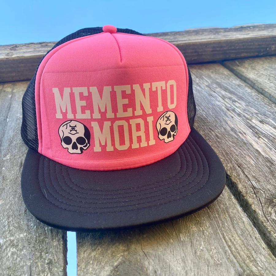 Image of Memento Mori Snapback Trucker Hat