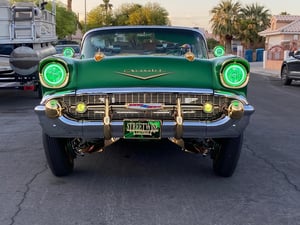 Image of LOWRIDER SPOT LIGHT HALOS (CHROME) 4.5 inch RGB-W LED (2pcs/set)