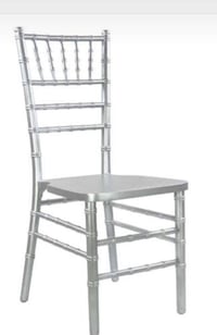 Silver chiavari chairs 