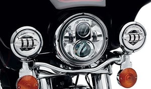 Image of #Sunpie 7" Chrome Harley Daymaker LED Headlight+ 4.5" Fog Light kit