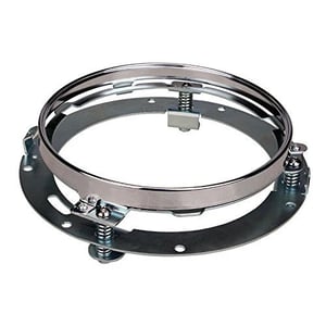 Image of 7 inch RGBW Black Harley Daymaker Headlight with Bracket Mounting Ring Combo Kits for Harley Indian