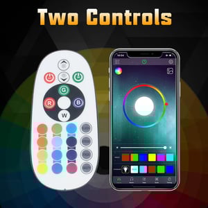 Image of 7 inch RGBW Black Harley Daymaker Headlight with Bracket Mounting Ring Combo Kits for Harley Indian