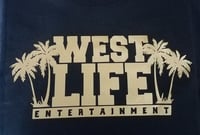 West Life Entertainment Gold And Black Tee