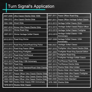 Image of #Sunpie Harley 1156 & 1157 LED Turn Signal Flat Style + Smoked Lens for Harley