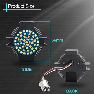 Image of #SUNPIE (2pcs/set) 1157 LED Insert Turn Signal Lights Flat Style for Electra Glide Road King, Pack o