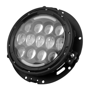 Image of 7" Black Round Headlight Ring Mounting Bracket