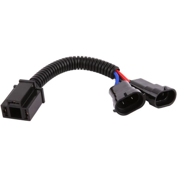 Image of H4 to H9 or H11 Dual Beam Headlight Wire Harness Splitter Adapter For Harley Road Street Glide Road 