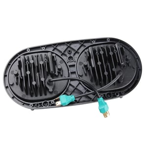 Image of 5.75" Chrome/Black Motorcycle Projector Day Maker Dual LED Headlight