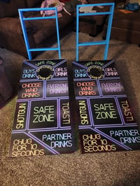 Image 1 of Cornhole Board Drinking Game
