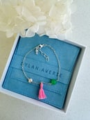 Image 3 of Sterling Silver Tassel Belcher Bracelet