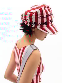 Image 4 of Striped cap