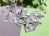 Image 1 of Coffee Lover Sticker Pack