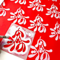 Image 3 of Stencilled Christmas Card and Wrapping Paper Workshop