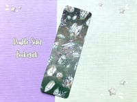 Image 1 of Holographic Green Crystal Bookmark for book lovers, planners, notebooks, collecting