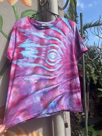 Image 1 of Psychedelic trails women’s size 10 t-shirt